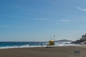 Melenara se pone roja el día de Reyes (Foto Antonio Rico)